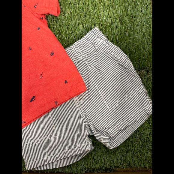Two pieces set: pants and polo shirt 12M - (USED) - Picture 5 of 8